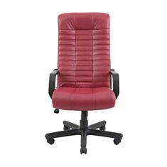 Кресло для руководителей Richman Атлант пластик бордовое - фото