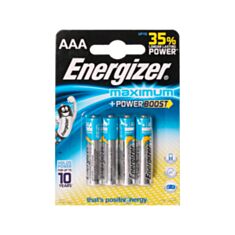 Батарейка Energizer Maximum LR03 AAA 1,5V 4 шт - фото