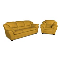 Комплект мягкой мебели Милан желтый - фото