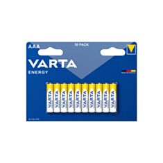 Батарейка Varta Energy LR03 AAA Alkaline 10 шт - фото