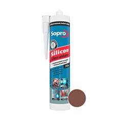 Герметик силиконовый Sopro Sanitar Silikon 310 мл 50 каштан - фото