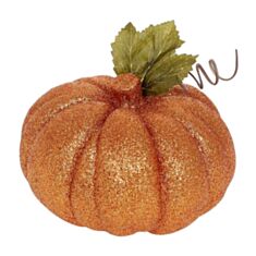 Декоративная фигурка Тыква BonaDi 113-781 17,5 см оранжевая - фото