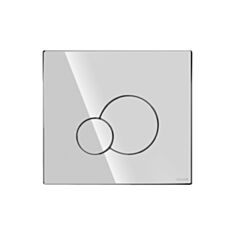 Кнопка смыва Cersanit BASE CIRCLE глянцевый хром - фото