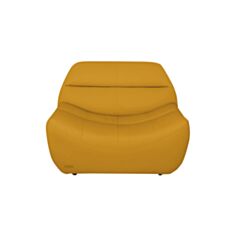 Кресло мягкое Angeli желтое - фото