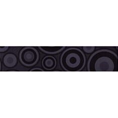 Плитка Cersanit Synthia фриз 5*25 см чорний - фото