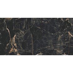 Керамограніт Cerrad Marquina Gold poler 59,7*119,7 см чорний 2 сорт - фото