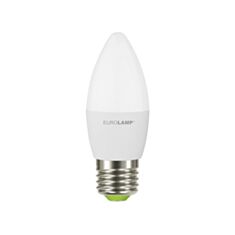 Лампа світлодіодна Eurolamp Еко LED-CL-06273(P) CL 6W E27 3000K - фото
