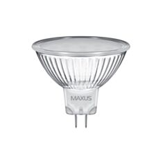 Лампа світлодіодна Maxus LED 1-LED-143 MR16 3W 3000K 220V GU5.3 GL - фото