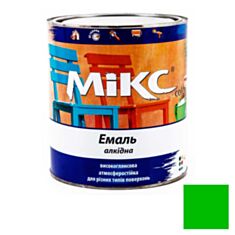 Эмаль алкидная MIKS Color ПФ-115 глянцевая салатовая 0,9 кг - фото