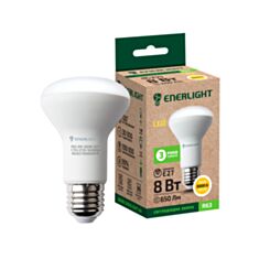 Лампа світлодіодна Enerlight R63 8W E27 3000K - фото