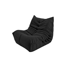 Кресло мягкое Rosso черное - фото
