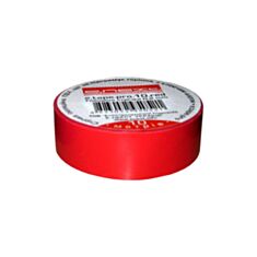 Изолента E.NEXT e.tape.pro.10.red из самозатухающего ПВХ 10 м красная - фото