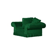 Кресло Ампир зеленый - фото