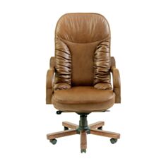 Кресло для руководителей Richman Буфорд вуд коричневое - фото