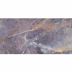 Керамогранит Megagres New Alanya Antracite Polished 60*120 см серый - фото