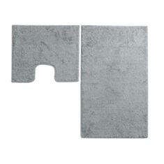 Набір килимків для ванної та туалету Confetti UNIMAX 1021-82-2504 темно-сірий - фото