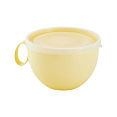 Чашка з кришкою Алеана 500 мл жовта - фото