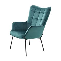 Кресло Halmar Castel V-CH-FOT-C.Zitlony темно-зеленое - фото