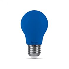 Лампа світлодіодна Feron LB-375 A50 230V 3W E27 синя - фото