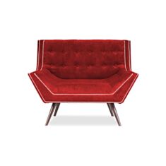 Крісло DLS Монро червоне - фото