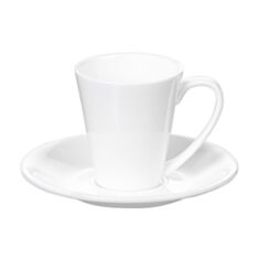 Чашка кавова з блюдцем Wilmax 993054 110 мл - фото