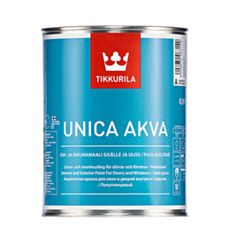 Интерьерная краска акрилатная Tikkurila Unica Akva C бесцветная 0,9 л - фото