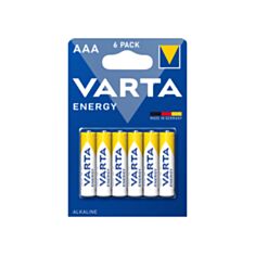 Батарейка Varta Energy LR03 AAA 6 шт - фото