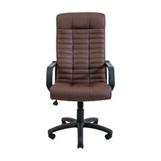 Кресло для руководителей Richman Атлант пластик коричневое - фото