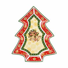 Блюдо фігурне Lefard Christmas Collection 986-005 26*21 см - фото