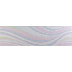 Плитка Supergres Tresor Neige Ondine NLOC Color фриз 12,4*45 см рожева - фото