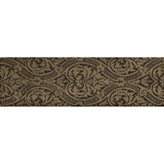 Плитка Paradyz Delicate Brown Arabeska фриз 15*50 см коричневая - фото