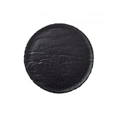 Тарілка кругла Wilmax Slatestone Black WL 661127/А 28 см - фото