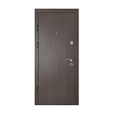 Двері металеві Міністерство Дверей Vinorit ПК-00 Венге темний 86*205 см ліві - фото