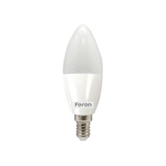 Лампа світлодіодна Feron LB-97 C37 230V 7W E14 4000K - фото