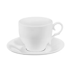 Чашка кофейная с блюдцем Wilmax 993103 90 мл - фото