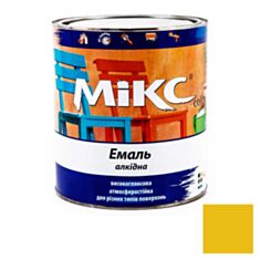 Емаль алкідна MIKS Color ПФ-115 глянцева яскраво-жовта 2,8 кг - фото