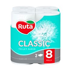 Папір туалетний Ruta Classic 8 шт - фото