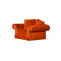 Кресло Ампир оранжевый - фото