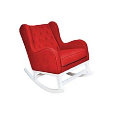 Кресло качалка Майа красное - фото