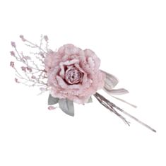 Искуственный цветок BonaDi 832-244 Роза 37 см розовый - фото
