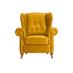 Кресло Классик желтый - фото