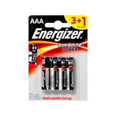 Батарейка Energizer Power LR03 AAA 3+1 шт - фото