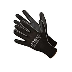 Перчатки защитные Artmas RWgrip 10 с латексным покрытием черные - фото