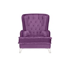 Кресло Людовик фиолетовый - фото