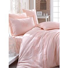 Комплект постільної білизни Cotton Box Brode Saten Elegant Pink 2,0 - фото