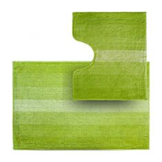 Набор ковриков для ванной и туалета Dariana Махрамат светло-зеленый - фото