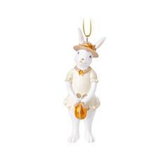 Фігурка декоративна Кролик в капелюшку Символ року 2023 Elendekor 192-259 10 см - фото