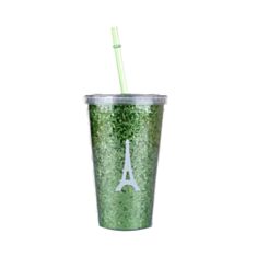 Склянка Elisey 008RH з кришкою 15*10 см зелений - фото