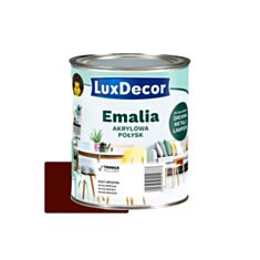Эмаль акриловая LuxDecor глянцевая горячий шоколад 0,75 л - фото
