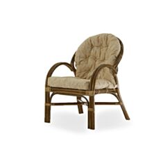 Кресло с подушкой Calamus Rotan 0125 олива - фото